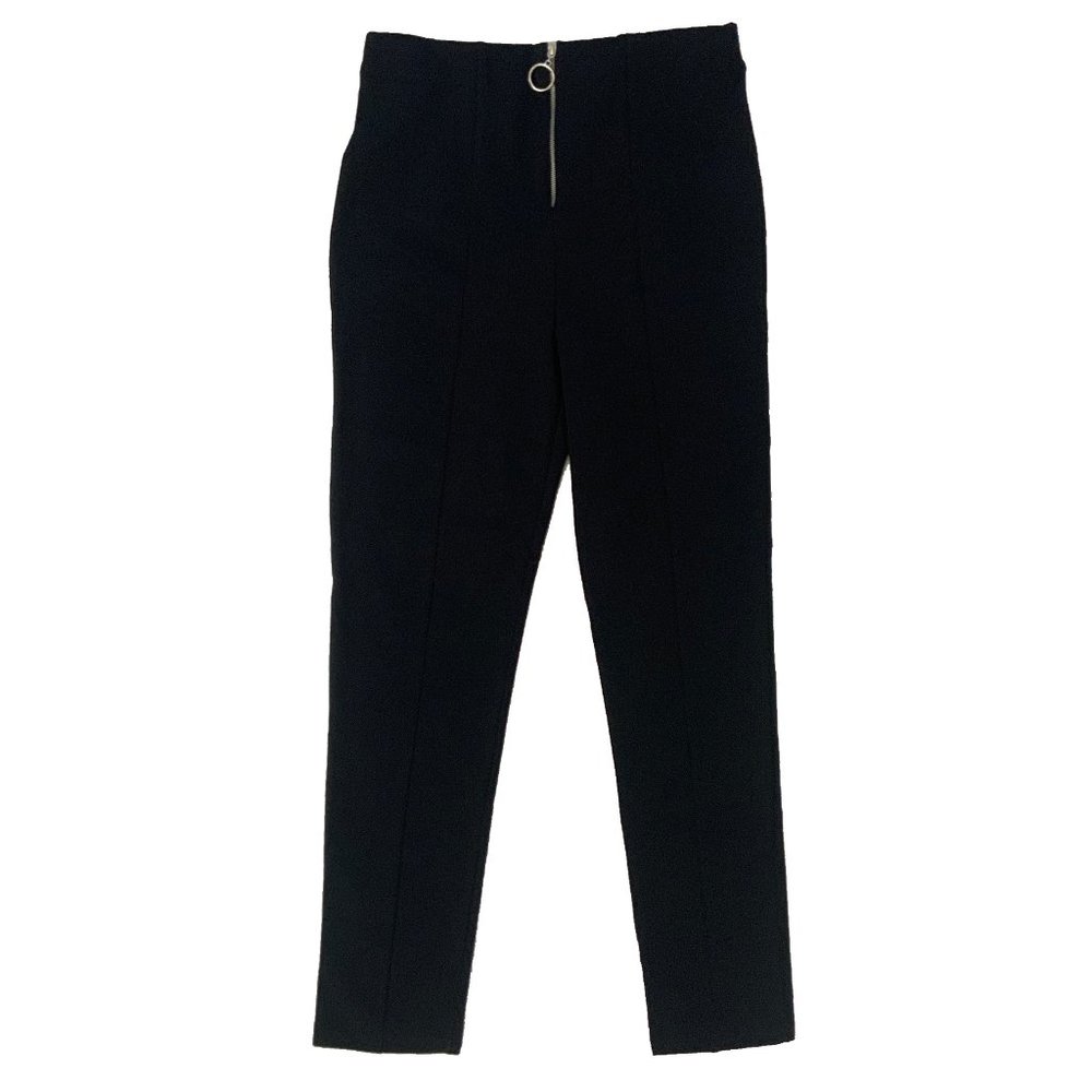NWOT Skinny Black O-ring Pants